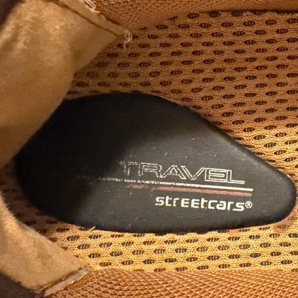 Streetcars Saddleback Mens Brown Leather Slip On Loafers 9.5 M